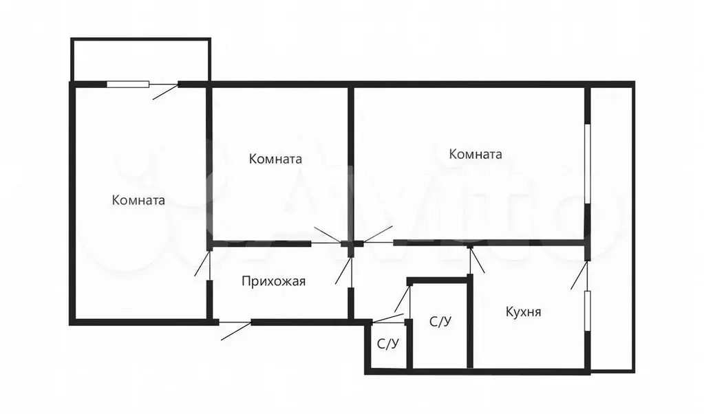 3-к. квартира, 80 м, 14/16 эт. - Фото 0