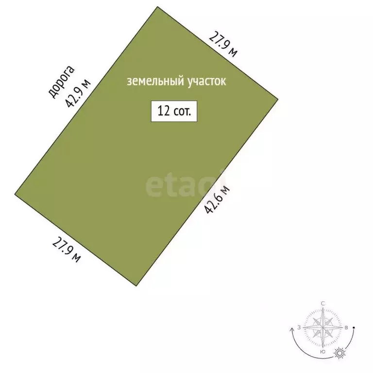 Участок в Марий Эл, Медведевский район, Азяковское с/пос, д. Шеклянур ... - Фото 1