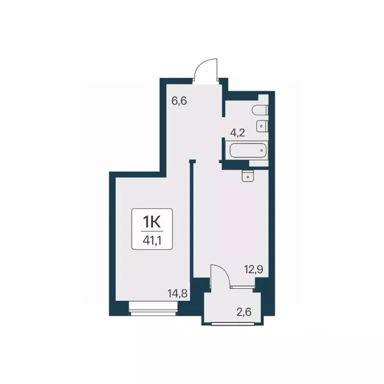 1-к кв. Новосибирская область, Новосибирск Расцветай на Красном жилой ... - Фото 0
