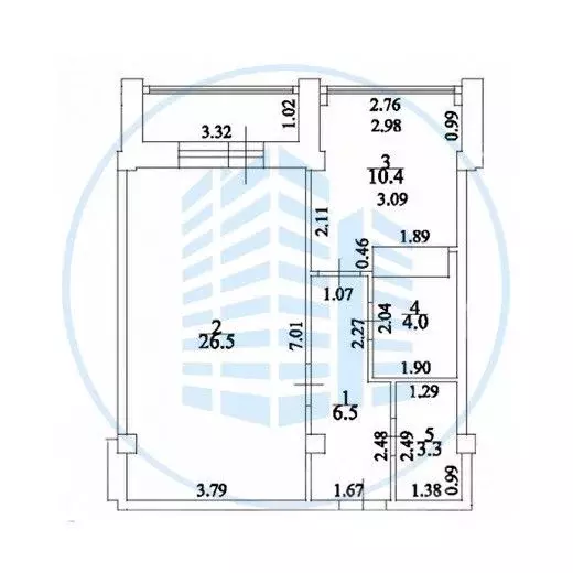 1-к кв. Ставропольский край, Ессентуки Октябрьская ул., 8/3 (50.7 м) - Фото 1