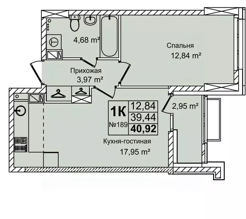 1-к кв. Нижегородская область, Нижний Новгород ул. Красных Зорь, 23Д ... - Фото 1