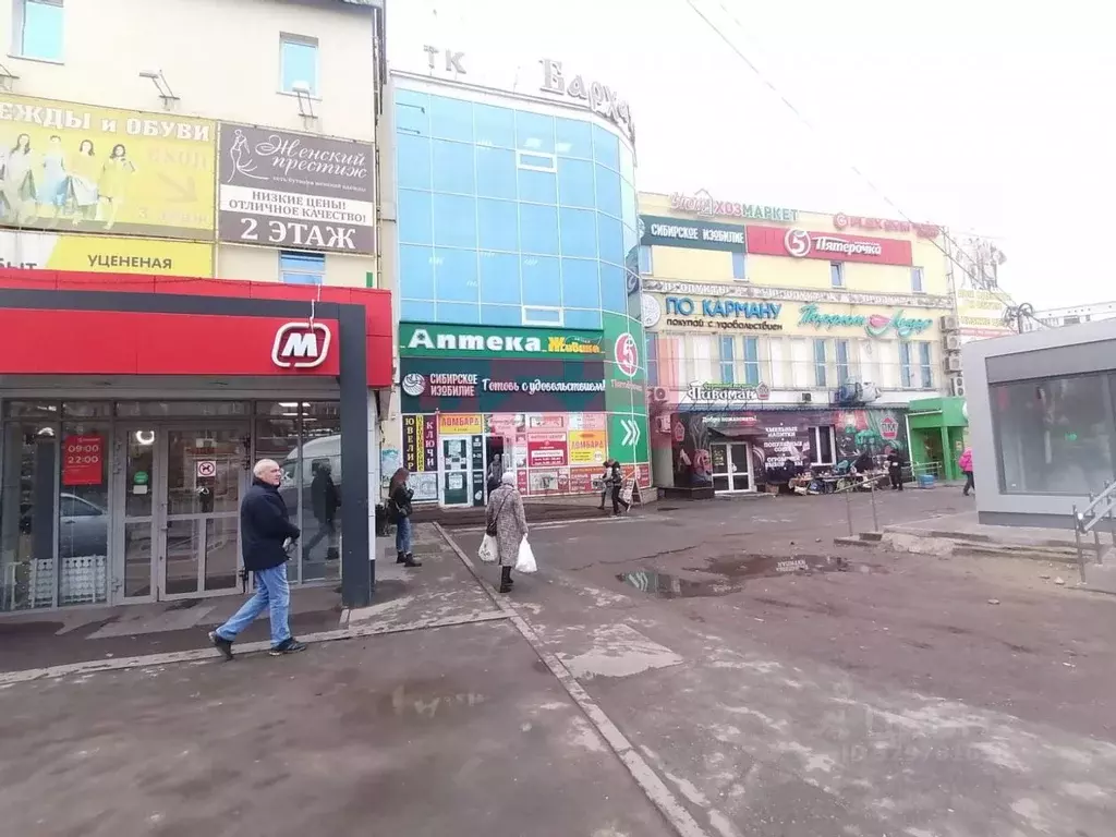 Торговая площадь в Омская область, Омск Заозерный мкр, ул. Бархатовой, ... - Фото 2