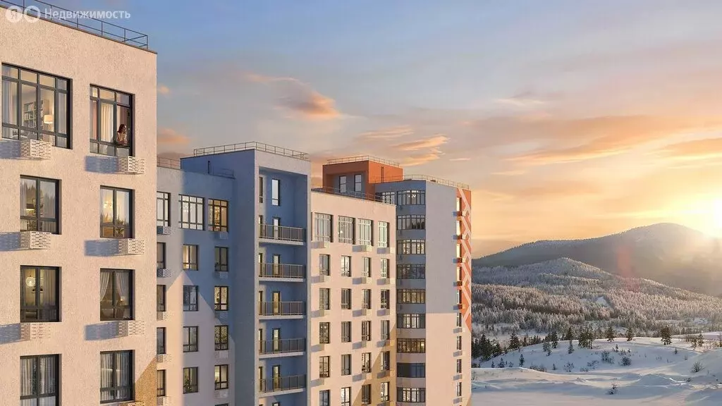 1-комнатная квартира: посёлок городского типа Шерегеш, улица Гагарина, ... - Фото 2