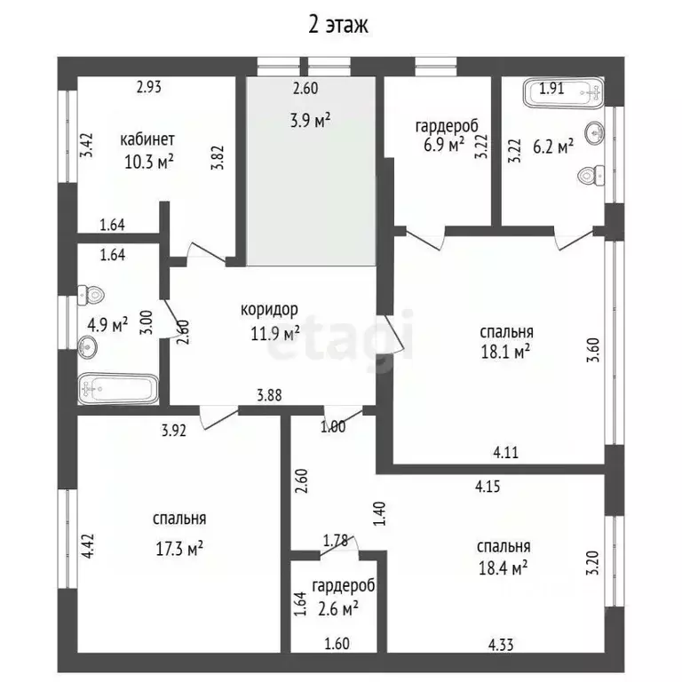 Дом в Крым, Бахчисарайский район, с. Табачное ул. Крымская, 2 (226 м) - Фото 2