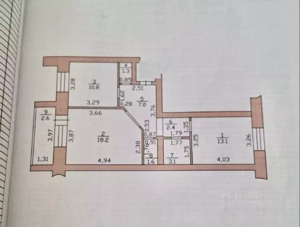 2-к кв. Татарстан, Казань ул. Ноксинский Спуск, 8а (57.5 м) - Фото 1
