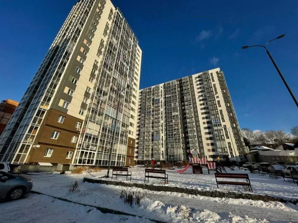 Студия Иркутская область, Иркутск Киренская ул., 46/1 (29.0 м) - Фото 1