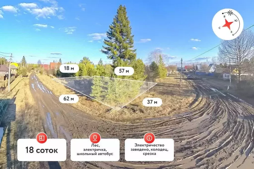 Участок в Свердловская область, Тугулымский муниципальный округ, пос. ... - Фото 1