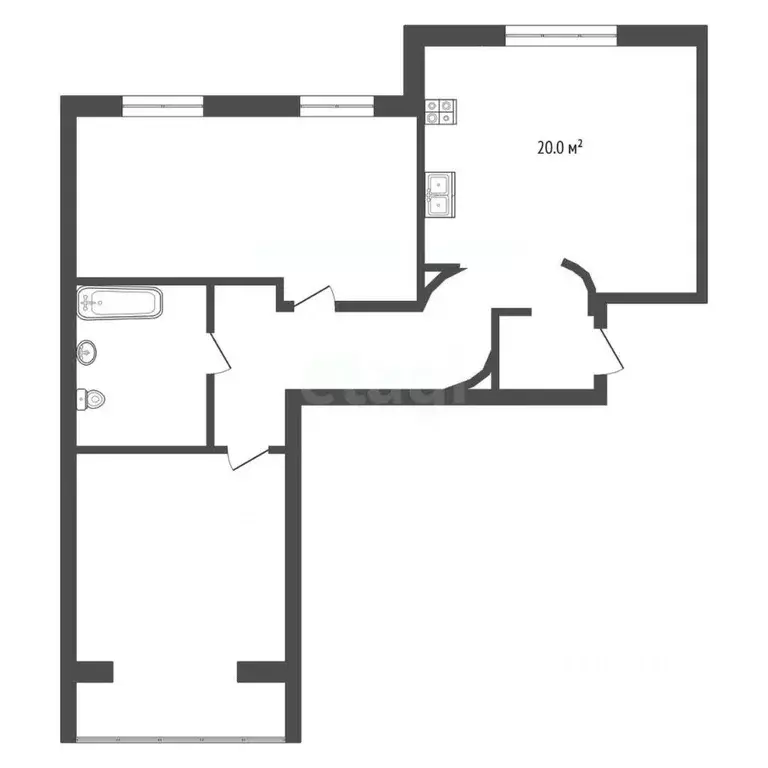 3-к кв. Коми, Усинск Приполярная ул., 10А (65.5 м) - Фото 0