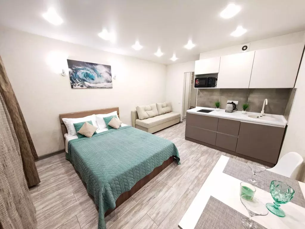 Студия Иркутская область, Иркутск ул. 4-я Железнодорожная, 25 (32.0 м) - Фото 1