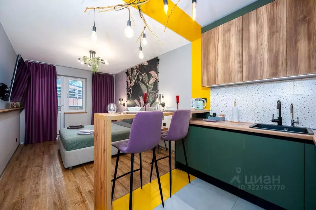 Студия Санкт-Петербург Заневский просп., 42 (30.0 м) - Фото 1