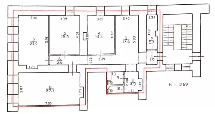 Офис в Санкт-Петербург Захарьевская ул., 17 (115 м) - Фото 2