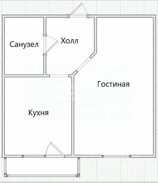 1-к кв. Пензенская область, Пенза ул. Мира, 67 (38.6 м) - Фото 2