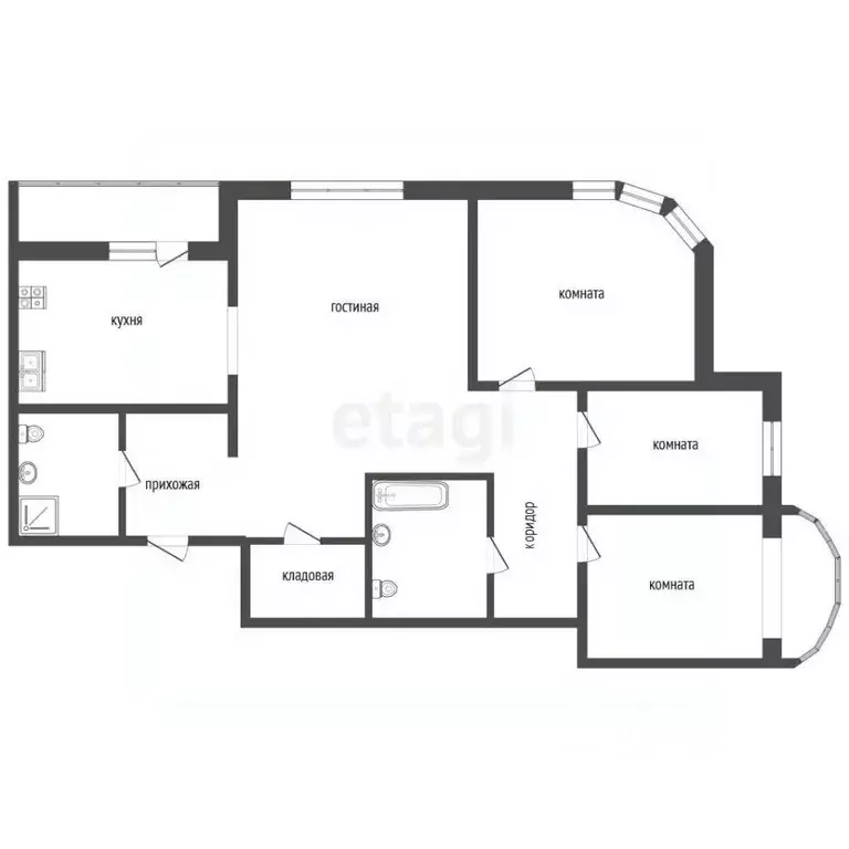 3-к кв. Москва Соколово-Мещерская ул., 31 (118.7 м) - Фото 2