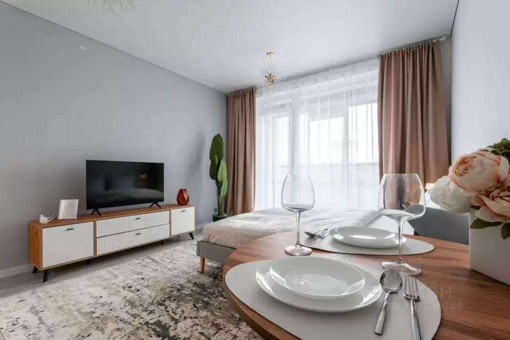 Студия Санкт-Петербург Уральская ул., 25 (24.7 м) - Фото 1