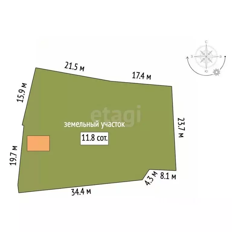 Участок в Севастополь Строитель садовое товарищество, ул. Айвовая, 54 ... - Фото 1