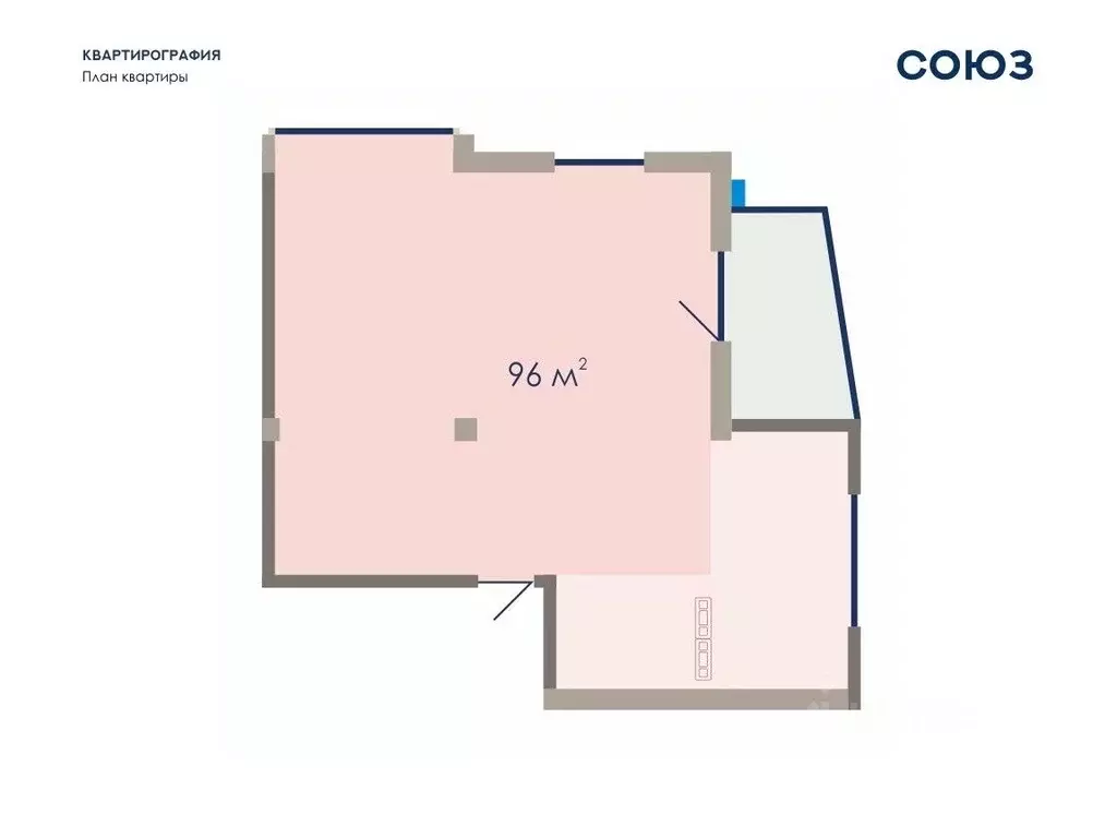 2-к кв. Кемеровская область, Новокузнецк ул. Свердлова, 9 (96.24 м) - Фото 0