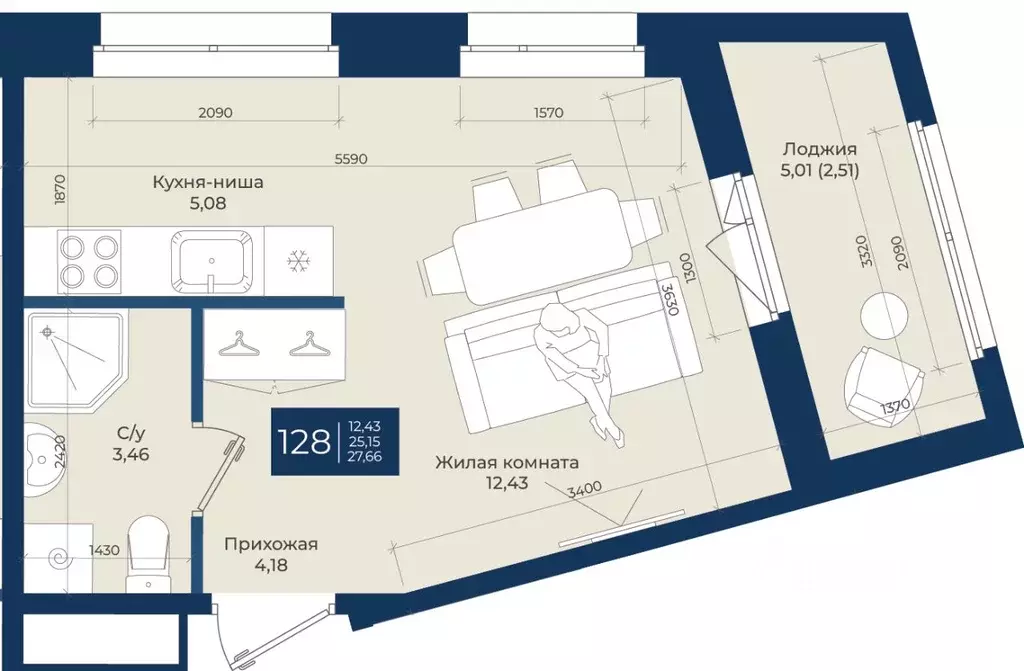 Студия Ленинградская область, Ломоносовский район, Аннинское городское ... - Фото 1