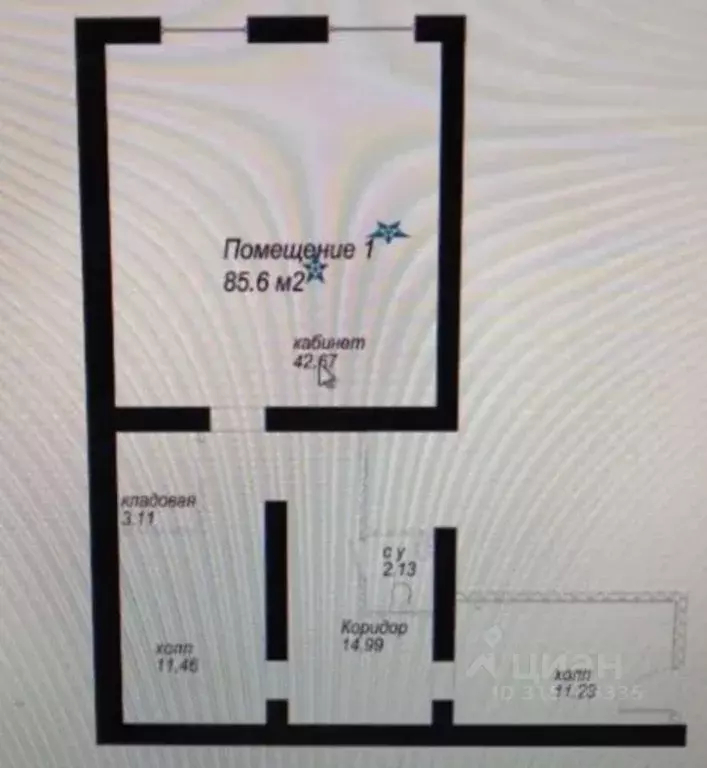 Помещение свободного назначения в Карелия, Петрозаводск ул. Калинина, ... - Фото 2