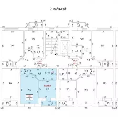 Продаётся 1-к квартира, 45.5 м - Фото 1