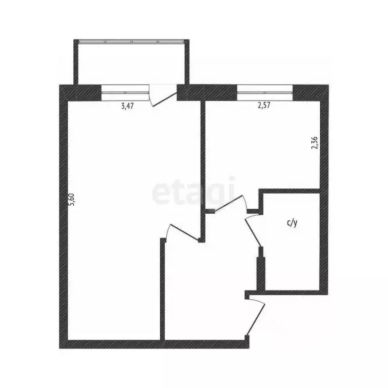 1-к кв. Белгородская область, Белгород просп. Богдана Хмельницкого, ... - Фото 1