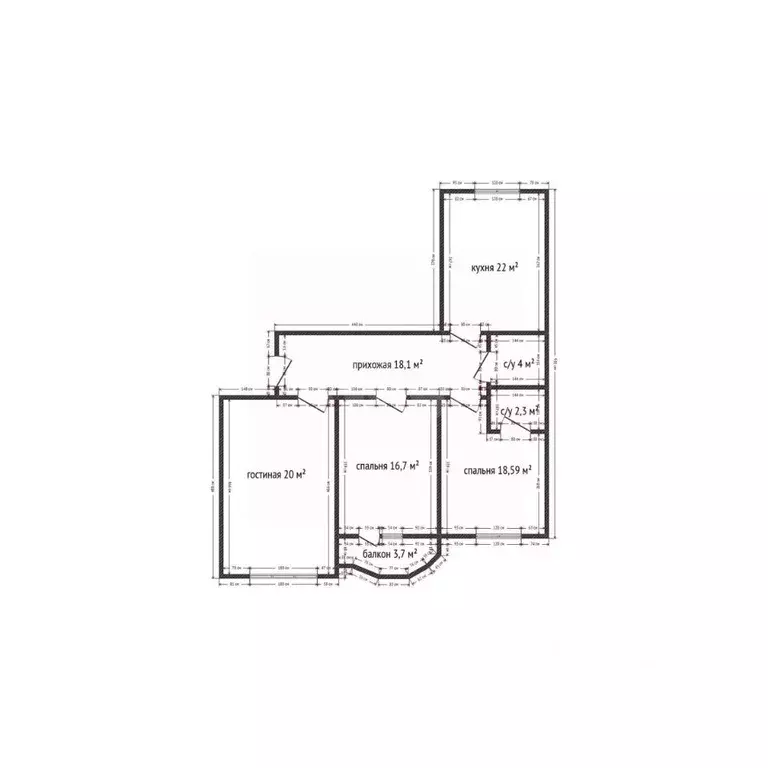 3-к кв. Дагестан, Махачкала ул. Ирчи Казака, 128В (122.0 м) - Фото 2