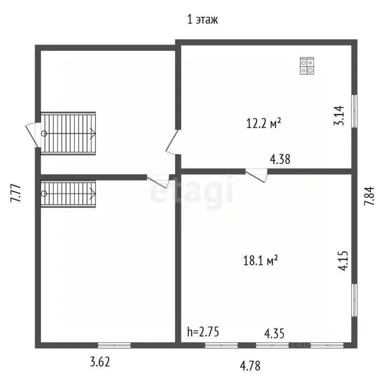 Дом в Владимирская область, Камешковский муниципальный округ, д. ... - Фото 2