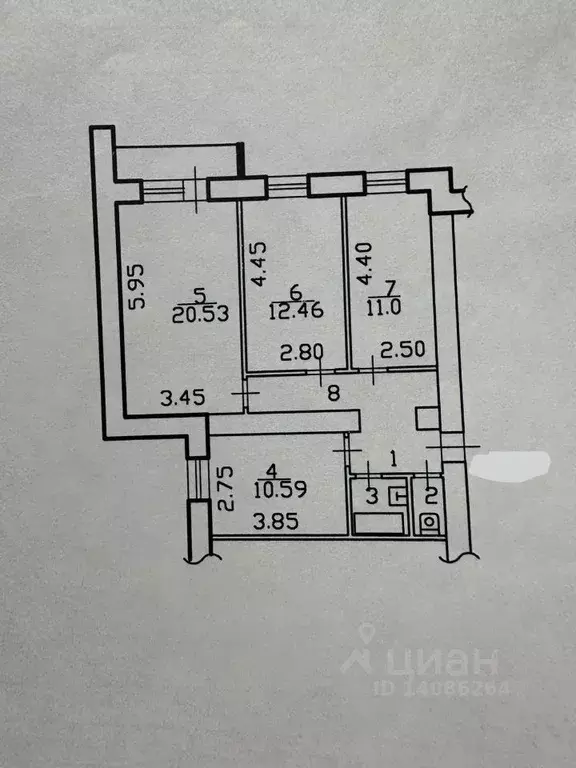 3-к кв. Белгородская область, Старый Оскол Дубрава мкр, 1 кв-л, 15 ... - Фото 1