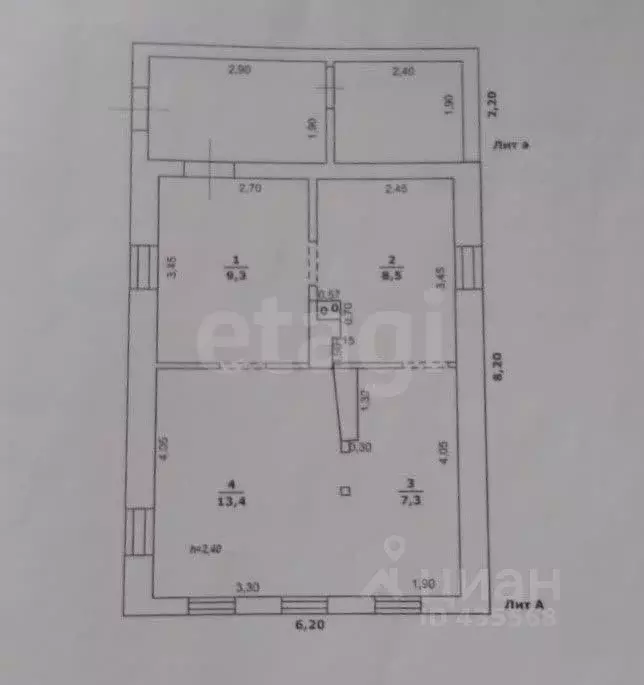 Дом в Белгородская область, Чернянский район, Большанское с/пос, Малый ... - Фото 2