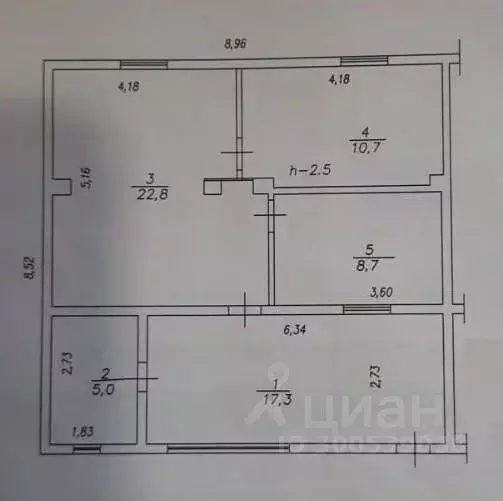 Дом в Кемеровская область, Новокузнецк Мирная ул. (65 м) - Фото 1