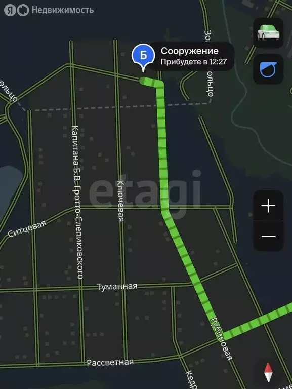 Участок в Южно-Сахалинск, улица Серебряное Кольцо (8.37 м) - Фото 1