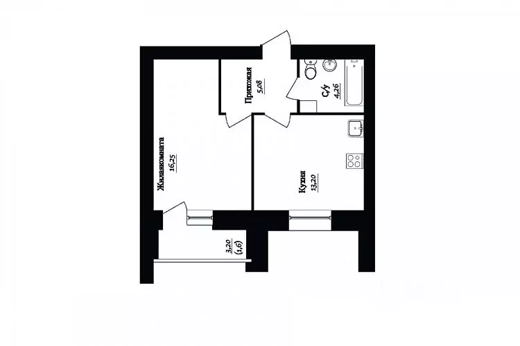 1-к кв. Вологодская область, Череповец 107-й мкр, ГринВилль жилой ... - Фото 1