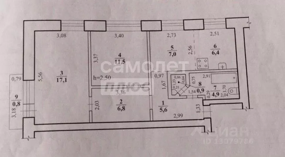 3-к кв. Забайкальский край, Чита Угданская ул., 9 (60.0 м) - Фото 1