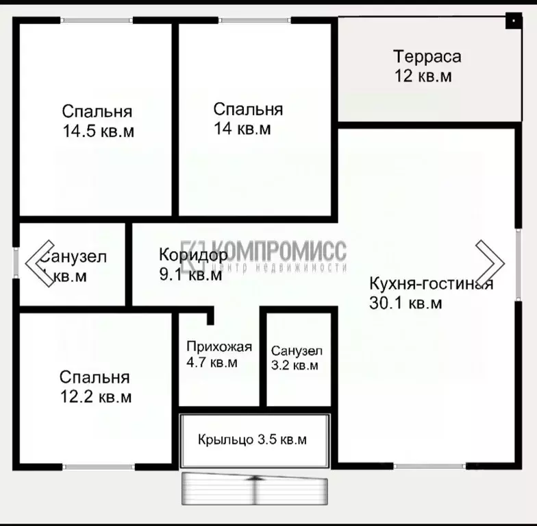 Дом в Краснодарский край, Северский район, Смоленское с/пос, ... - Фото 2