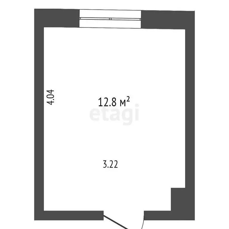 1к в -комнатной квартире (12.8 м) - Фото 1