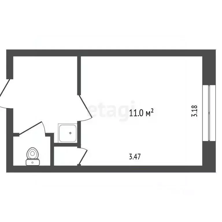 Студия Томская область, Томск просп. Фрунзе, 122 (17.3 м) - Фото 1