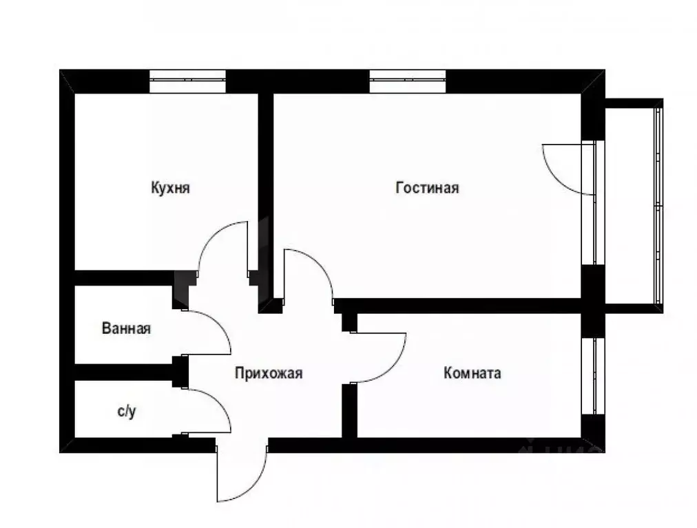 2-к кв. Тюменская область, Тюменский муниципальный округ, Боровский ... - Фото 2