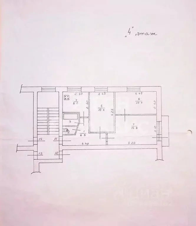 3-к кв. Тверская область, Кашин ул. Ивана Чистякова, 20 (52.2 м) - Фото 2