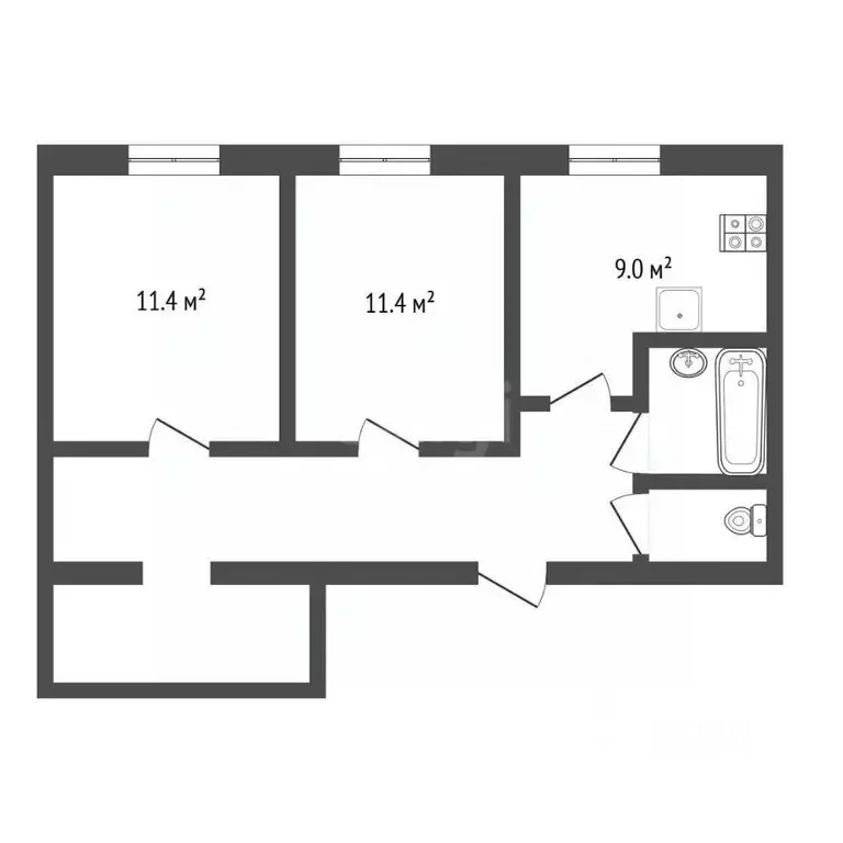 3-к кв. Ямало-Ненецкий АО, Тарко-Сале Пуровский район, Таежная ул., 6 ... - Фото 2