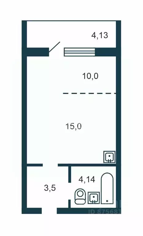 1-к кв. Новосибирская область, Новосибирск ул. Плющихинская, 6 (35.0 ... - Фото 2