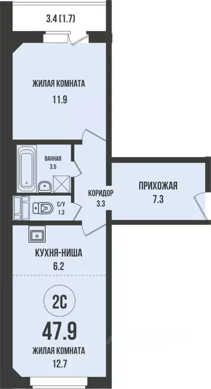 1-к кв. Новосибирская область, Новосибирск Династия жилой комплекс ... - Фото 0