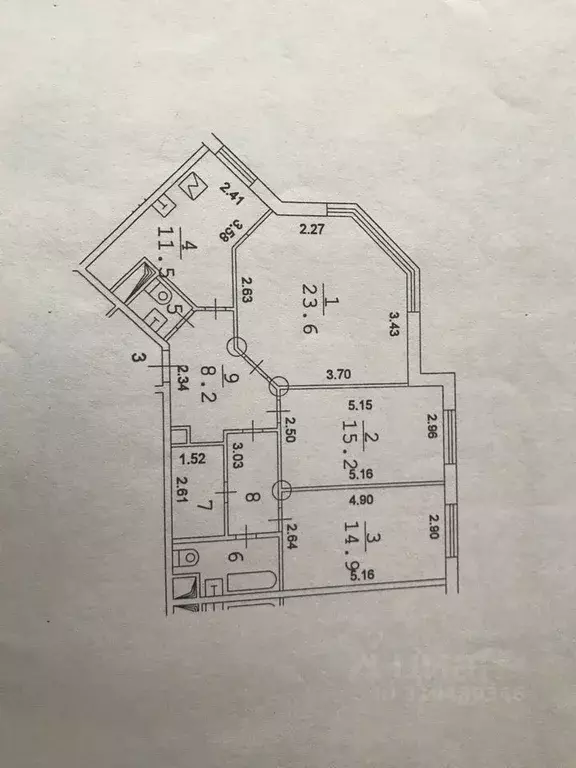 3-к кв. Москва Беломорская ул., 18А (90.0 м) - Фото 1