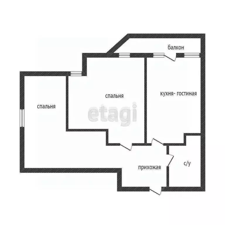 2-к кв. Курганская область, Курган ул. Гоголя, 109 (69.5 м) - Фото 2