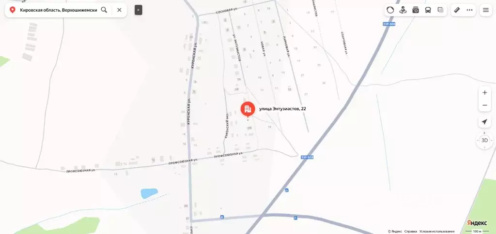 Свободной планировки кв. Кировская область, Верхошижемье пгт ул. ... - Фото 1