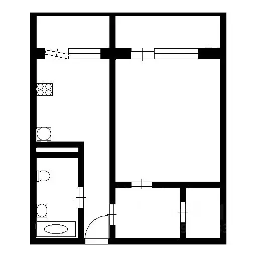 1-к кв. Воронежская область, Воронеж ул. Ломоносова, 114/28 (38.7 м) - Фото 2