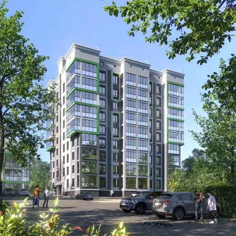3-к. квартира, 75,8 м, 1/9 эт. - Фото 0