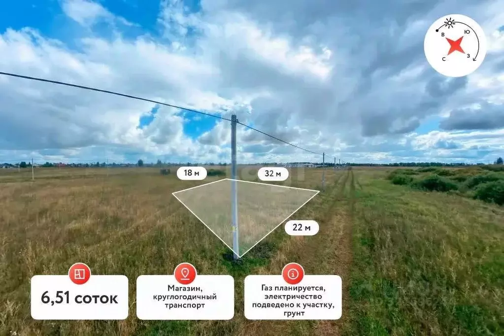 Участок в Тюменская область, Тюмень  (6.51 сот.) - Фото 0