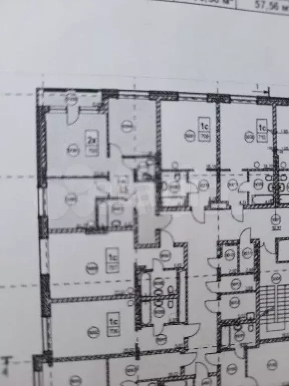 2-к. квартира, 55 м, 7/8 эт. - Фото 0