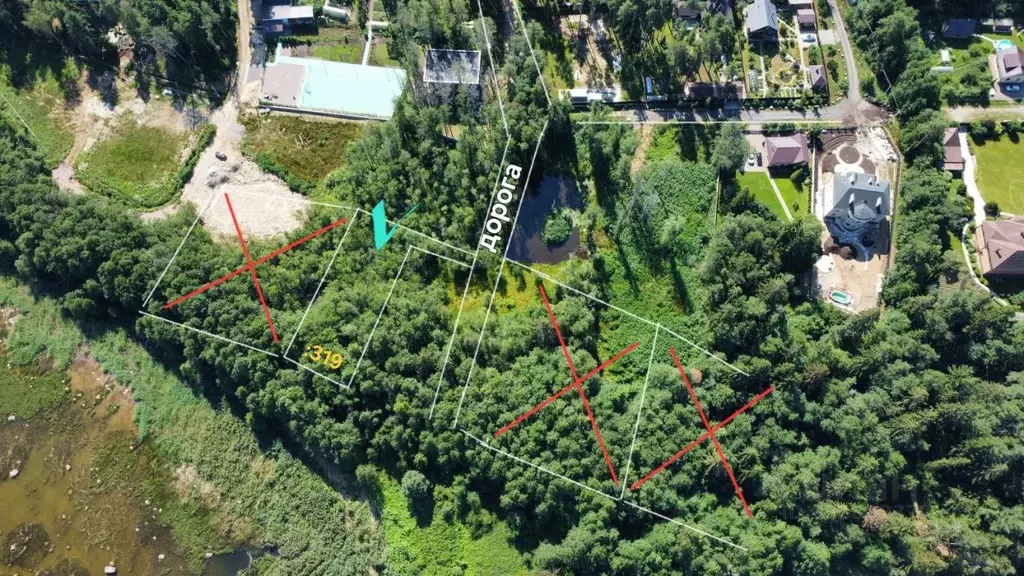 Участок в Ленинградская область, Ломоносовский район, Лебяженское ... - Фото 2