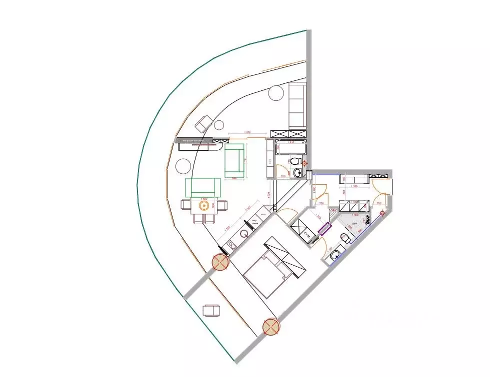 3-к кв. Крым, Алушта муниципальный округ, Партенит пгт ул. ... - Фото 2