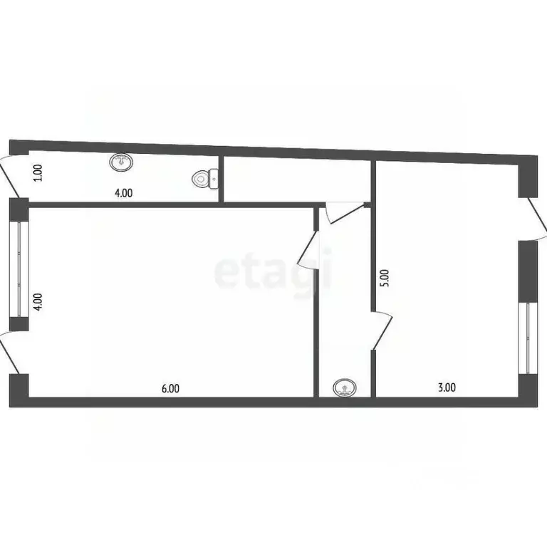 Торговая площадь в Крым, Феодосия ул. Куйбышева, 17В (46 м) - Фото 2